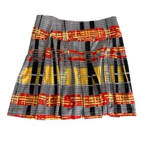 Jamie Sadock golf Women’s Pleated Skort with SPF 50 Gray,Red,Yellow Size XXL NWT